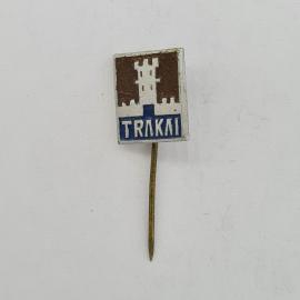 Значок СССР Тракай, башня замка, сувенир из Литвы, коллекционный, советский и винтажный