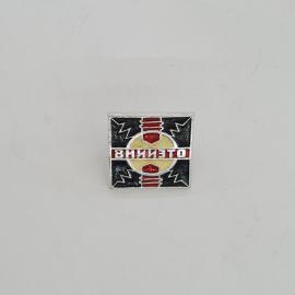Значок СССР. ВНИИВТО, лампы и молнии, промышленность. Винтажный значек.