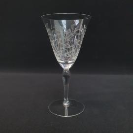 Винтажный бокал, хрусталь, гравировка Рыбки, СССР