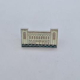 Значок СССР. Марфино, архитектура, ворота усадьбы, Подмосковье. Винтажный значек.