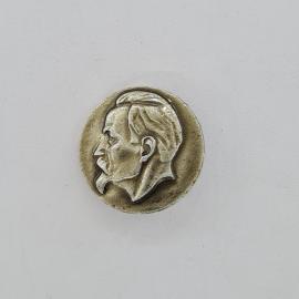 Значок СССР. Портрет Феликса Дзержинского, революция. Винтажный значек.