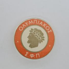 Значок СССР. Олимпиакос, профиль в лавровом венке, спорт, С.Ф.П. Винтажный значек.