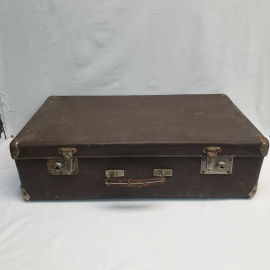 Винтажный чемодан 60х35х15 см, картон, фурнитура металл, пластик, СССР
