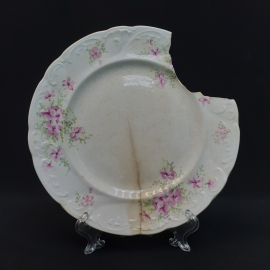 Винтажная десертная тарелка Villeroy Boch, фарфор 22.5х2 см, Германия