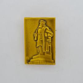 Значок СССР. Памятник С. О. Макарову, флот. Винтажный значек.