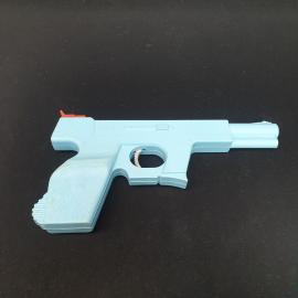 Винтажная игрушка СССР. Пластмассовый пистолет советского периода, коллекционный детский предмет