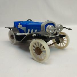 Винтажная игрушка СССР. Ретро автомобиль легковой, пластиковая машинка с открытым кузовом