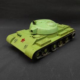 Винтажная игрушка жестяной танк, СССР