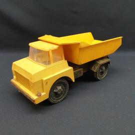 Винтажная игрушка СССР. Детский самосвал, пластмассовая грузовая машинка советского периода
