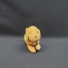 Винтажная игрушка СССР. Мягкая собачка в свитере, текстильная фигурка для коллекции и декора