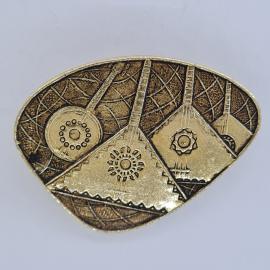 Значок СССР. Музыкальные инструменты, Львов, культура. Винтажный значек.