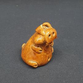 Винтажная керамическая фигурка поросенок РТС. Декор СССР, коллекционный сувенир миниатюра