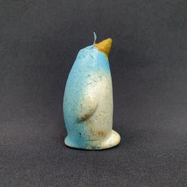 Елочная игрушка новогодняя. Винтажная фигурка пингвин СССР для праздничного декора елки