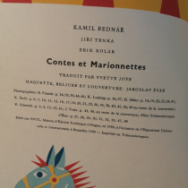 Книга  kamil bednar contes et marionnettes 1958 год. Картинка 3