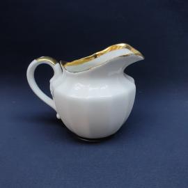 Молочник фарфоровый, винтажный СССР. Россыпь золотом.