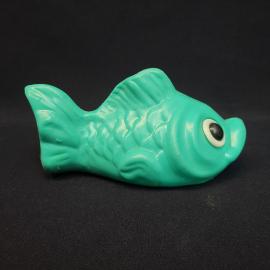 Винтажная игрушка рыбка СССР. Резиновая фигурка для коллекции и декора детской комнаты
