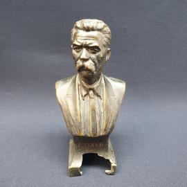 Винтажный бюст Горький. Скульптура СССР для коллекции, кабинетный декоративный предмет