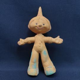 Винтажная игрушка СССР. Сказочный персонаж Чиполлино, резиновая фигурка для коллекции и декора
