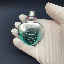 Елочная игрушка кобра из стекла. Винтаж СССР, советское новогоднее украшение на елку