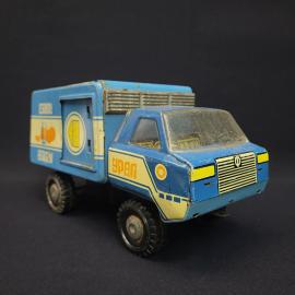 Винтажная игрушка СССР. Грузовик Урал с фургоном Соки воды, металлическая машинка для коллекции