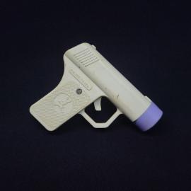 Винтажная игрушка СССР. Детский пистолет фонарик Цир 20к из пластмассы советского периода