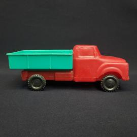 Винтажная игрушка СССР. Пластмассовый грузовик с кузовом, советская детская машинка 27 см