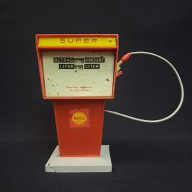 Винтажная игрушка СССР. Автозаправочная колонка Shell для коллекции и интерьера