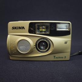 Винтажный пленочный фотоаппарат Skina Techno 3. Компактная фотокамера эпохи СССР.
