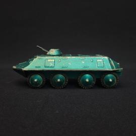 Винтажная игрушка СССР. Металлический бронетранспортер АБС, коллекционная модель на колесах