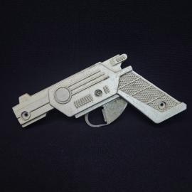 Винтажная игрушка СССР. Детский металлический пистолет из советского времени для коллекции