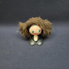 Винтажная игрушка СССР. Фигурка Чебурашка с мехом, коллекционный сувенир для интерьера