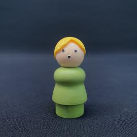 Винтажная кукольная фигурка девочка. Игрушка времен СССР для коллекции и оформления интерьера