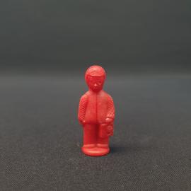 Винтажная миниатюрная фигурка школьника. Игрушка СССР из пластмассы для коллекции и декора
