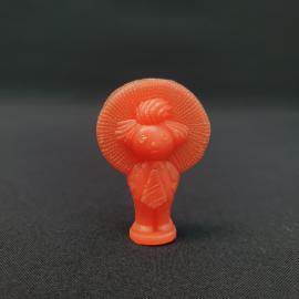 Винтажная игрушка СССР. Пластиковая фигурка девочка в шляпе, коллекционный предмет интерьера