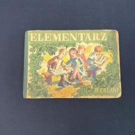 Винтажная книга СССР. Букварь Elementarz, Мариан Фальский, детское учебное издание 1955 год