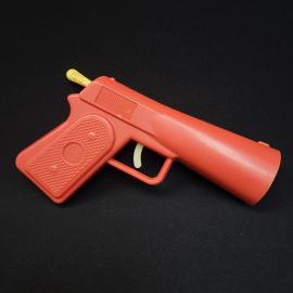 Игрушка винтажная СССР. Пластиковый пистолет детский советского периода для коллекции и декора