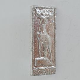 Значок СССР. Выборг, памятник лось, Ленинградская область. Винтажный значек.