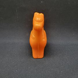 Игрушка винтажная, СССР. Лошадка пластмассовая, оранжевая фигурка для детской игры