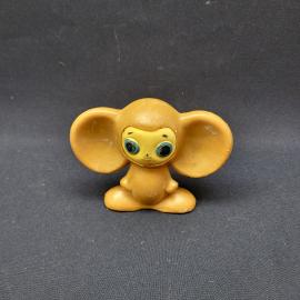 Игрушка винтажная, СССР. Пластмассовая фигурка Чебурашки советского периода