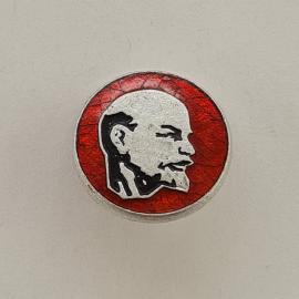 Значок СССР. Портрет Ленина, революционная тематика. Винтажный значек.