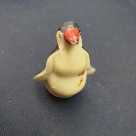 Игрушка винтажная, СССР. Фигурка пингвина из пластмассы для кукольного театра или игры