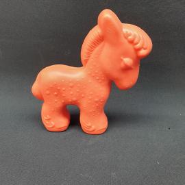 Игрушка винтажная, СССР. Резиновая фигурка лошади, детская игрушка советского периода