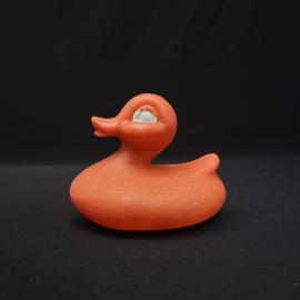 Игрушка винтажная, СССР. Пластизоль, фигурка утенка для купания или детских игр