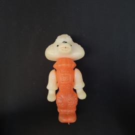 Игрушка винтажная, СССР. Пластмассовая фигурка барашка в костюме, 18 см
