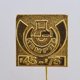 Значок СССР. Мемр, 45 75, промышленность. Винтажный значек.