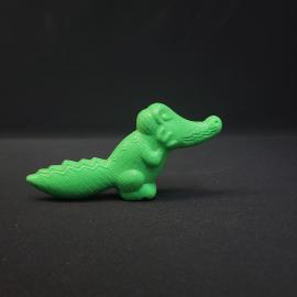 Игрушка винтажная, СССР. Пластмассовый крокодил, фигурка животного для детских игр