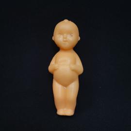 Кукла пластмассовая винтажная, СССР. Малыш, высота около 11 см