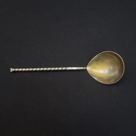 Ложка винтажная, СССР. Металл, с витой ручкой, для сервировки и разлива напитков