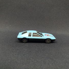 Машинка винтажная, СССР. Игрушечная легковая модель, пластмасса, голубой корпус