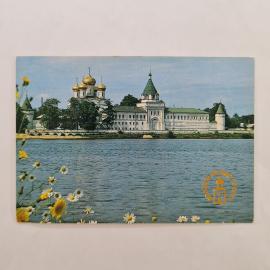 Карманный календарик СССР 1991. Кострома, Ипатьевский монастырь, архитектура. Советский календарь